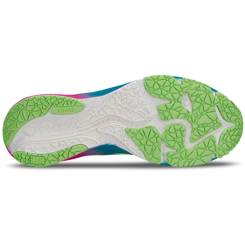 Tênis Corre 3 Verde/Azul/Rosa