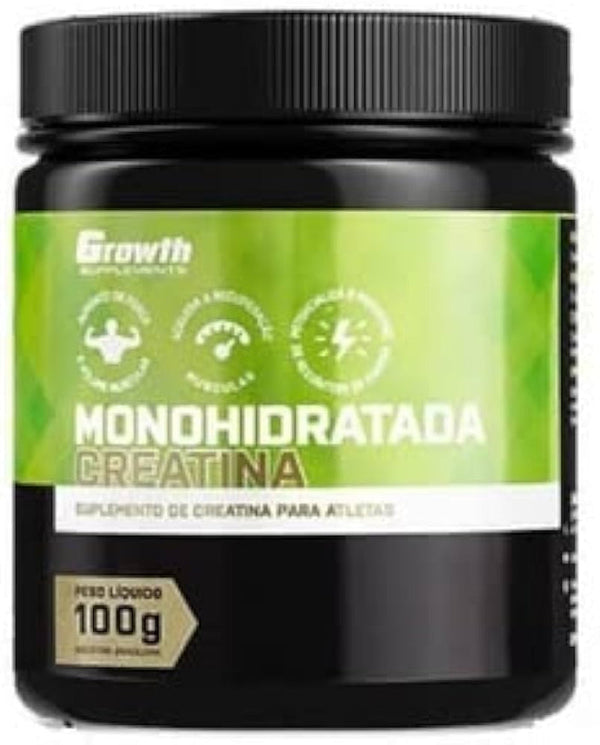 CREATINA MONOHIDRATADA 100G - GROWTH SUPPLEMENTS