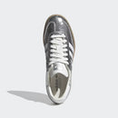 SAMBA OG Silver Metallic Cracked Leather