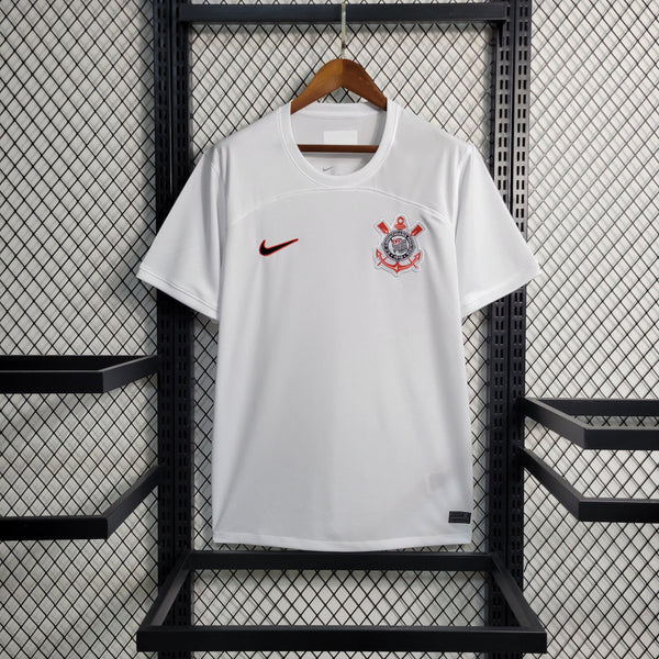 Camisa Corinthians - 23/24 - Branca/Preta