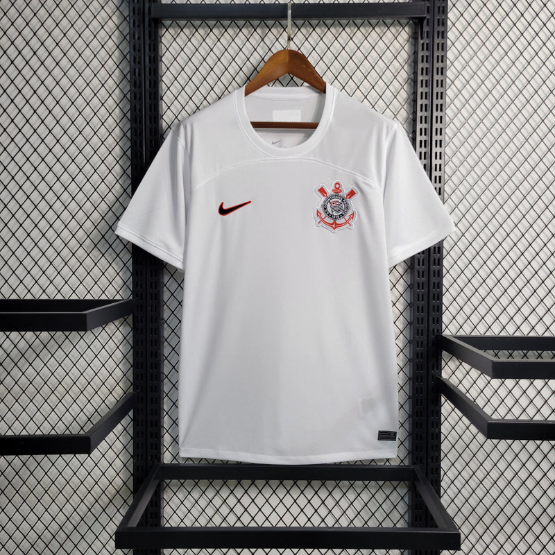 Camisa Corinthians - 23/24 - Branca/Preta