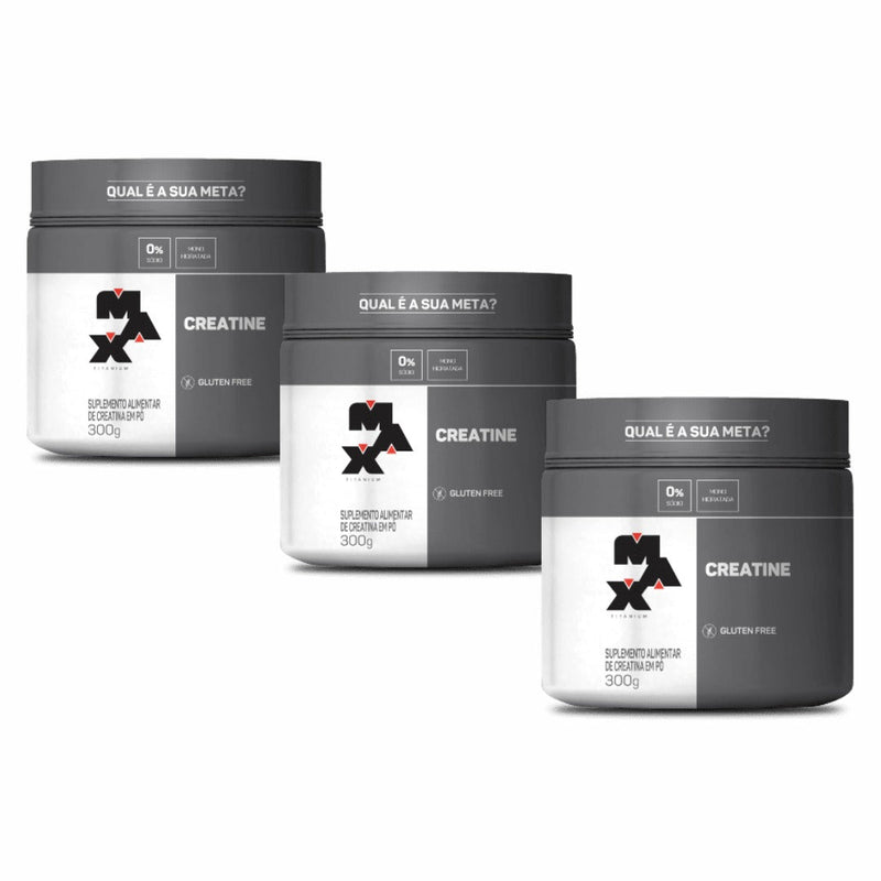 COMBO 3 CREATINAS 300g - PROMOÇÃO MÊS DO CLIENTE!