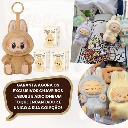 Chaveiro Labubu Pelucia Brinquedo Surpresa Colecionavel