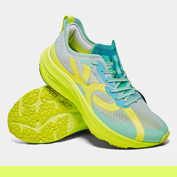 Tênis Corre 4 Cinza + Amarelo