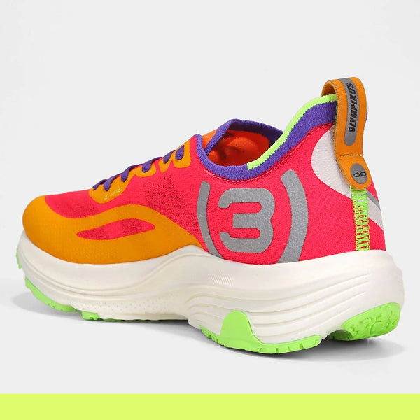 Tênis Corre 3 Pink + Amarelo