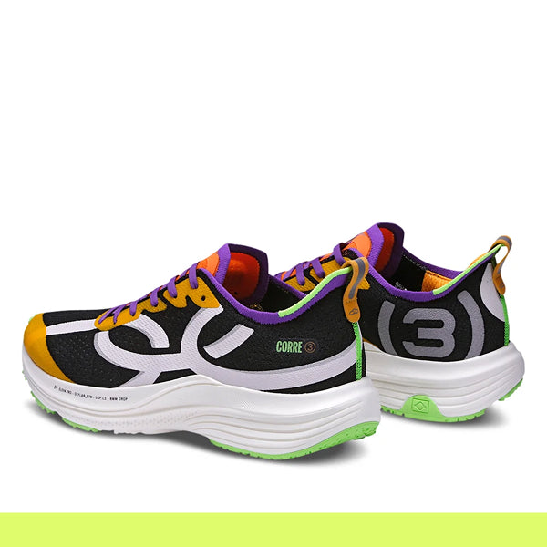 Tênis Corre 3 Preto+Amarelo