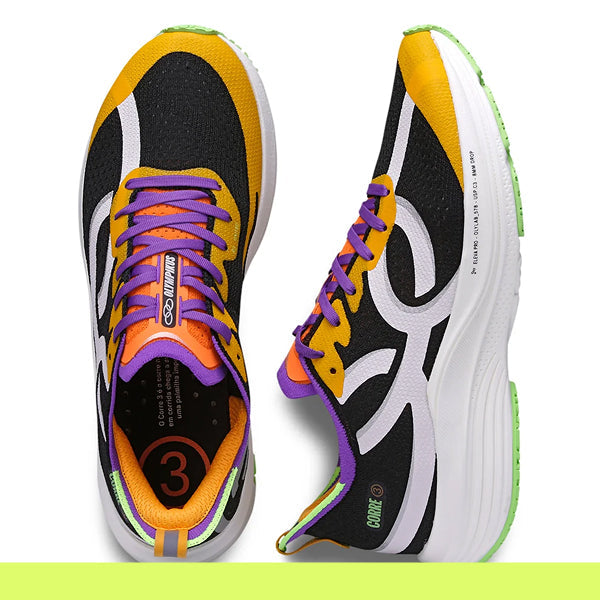 Tênis Corre 3 Preto+Amarelo