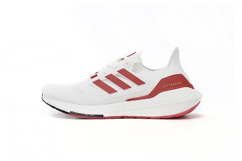 Ultraboost 22 - White Vivid Red