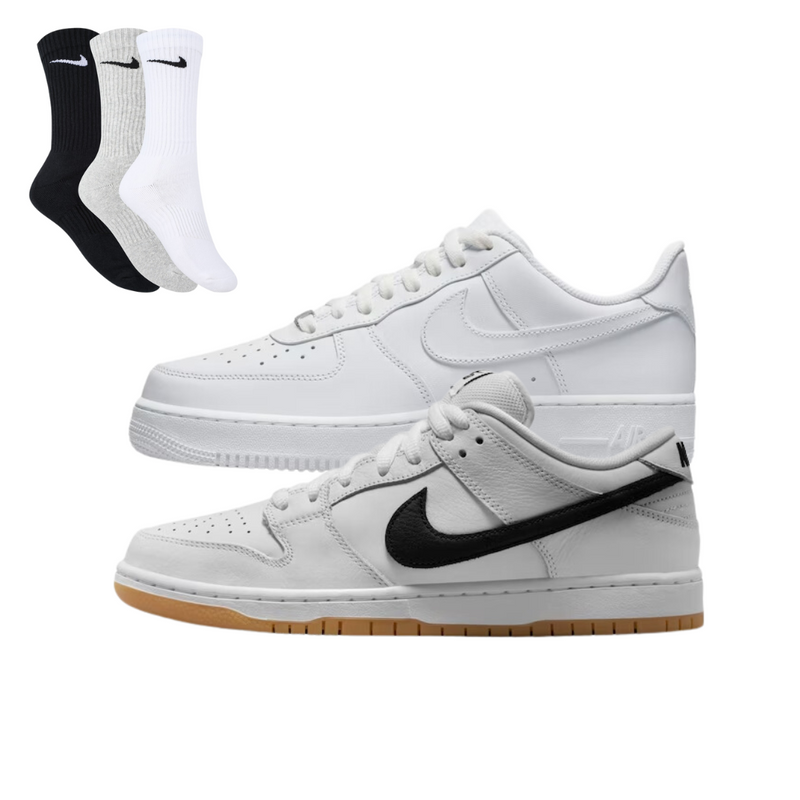 Clássico Shadow + Dunk Low Pro + 3 Meias