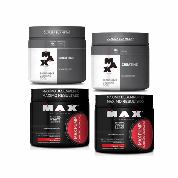 KIT 2 PRÉ-TREINO ÉGIDE + 2 CREATINAS 300g - PROMOÇÃO MÊS DO CLIENTE!