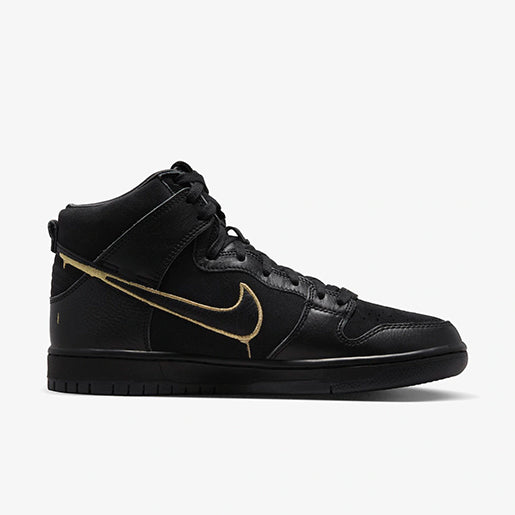 SB Dunk High FAUST Black Gold