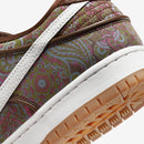 SB Dunk Low Brown Paisley