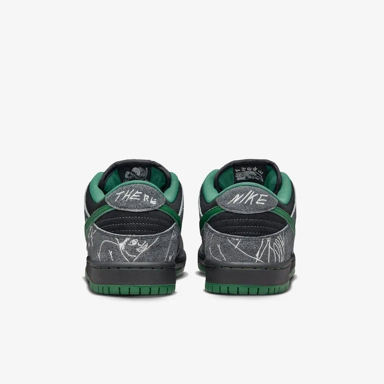 There Skateboards x  SB Dunk Low Anthracite and Gorge Green