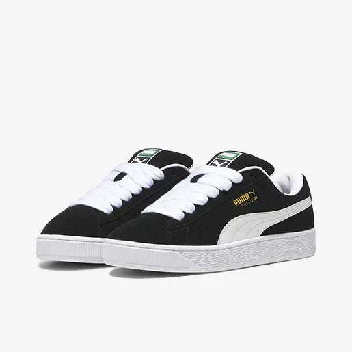 Suede XL Black White