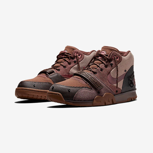 Travis Scott x Air Trainer Archeo Brown and Rusty Pink